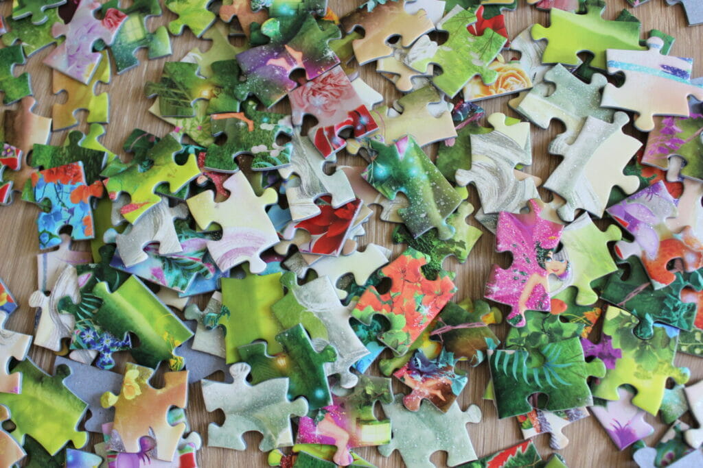 Puzzle  Fun Go Vegan bedruckt 120 Teile 
